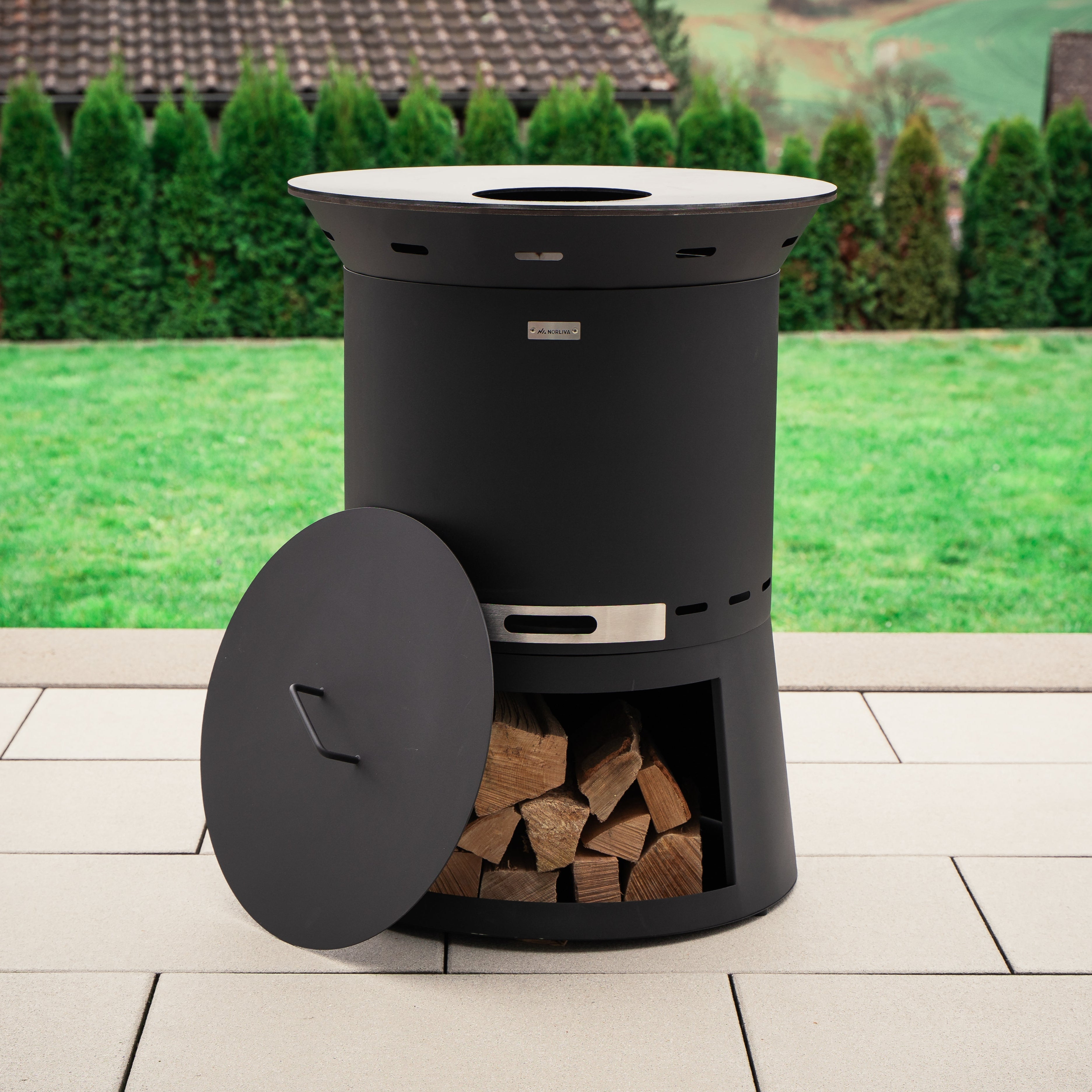 Set : Skara Pluss + plancha-grill + couvercle