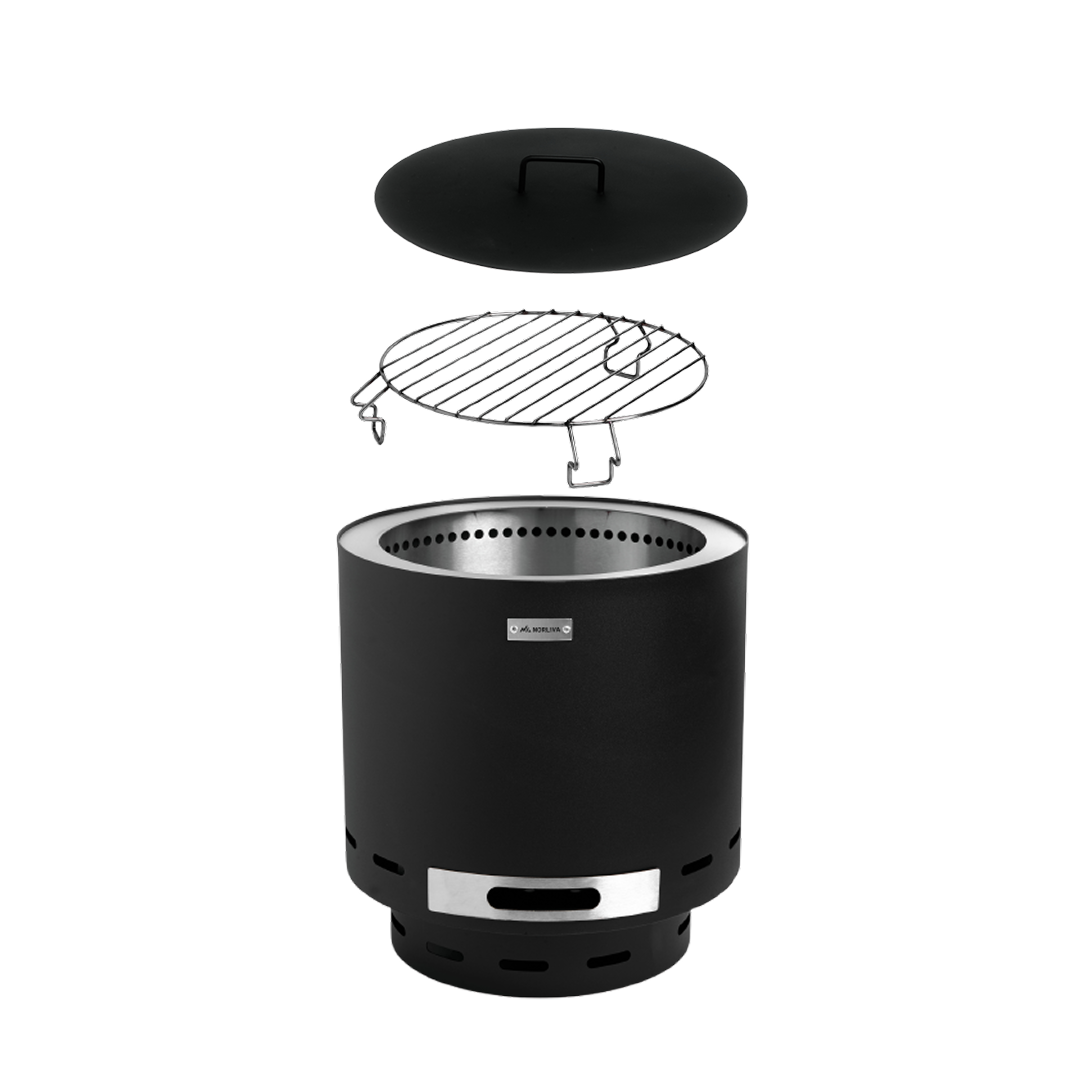 Ensemble : Eda + couvercle + grille de cuisson