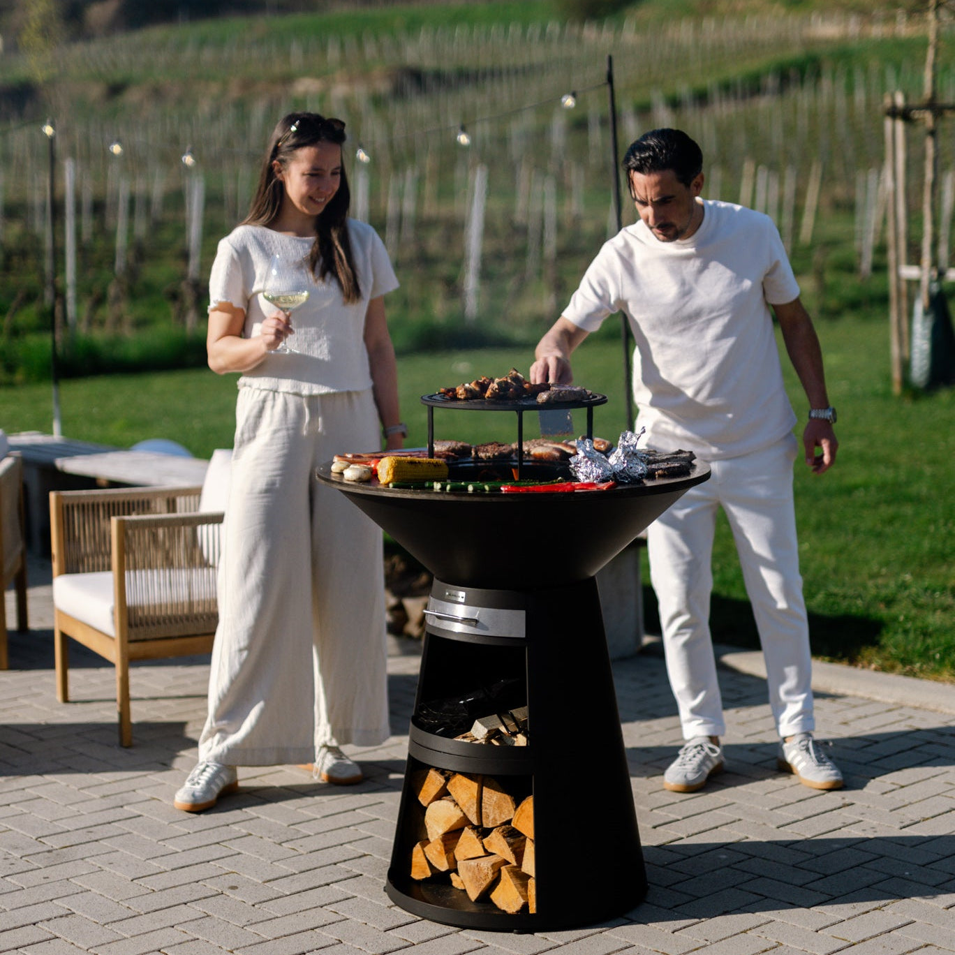 NORLIVA plancha barbecue, 80 cm