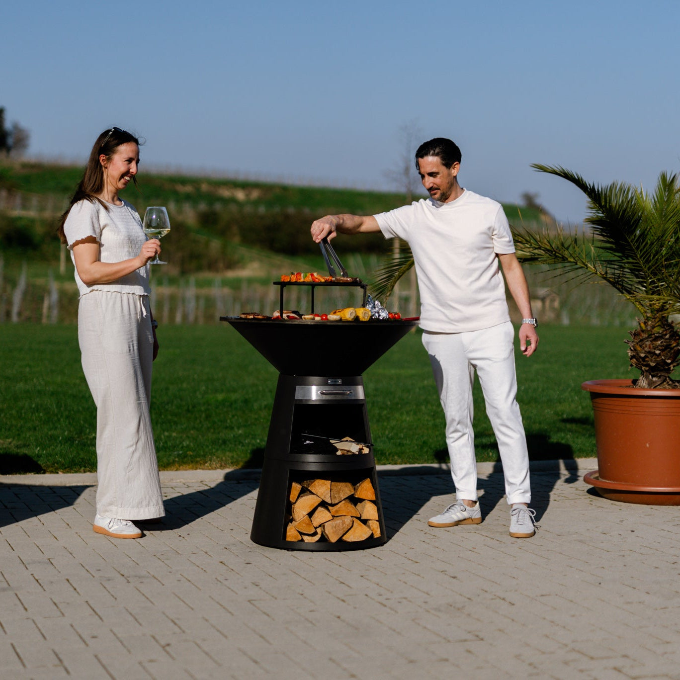 NORLIVA plancha barbecue, 80 cm