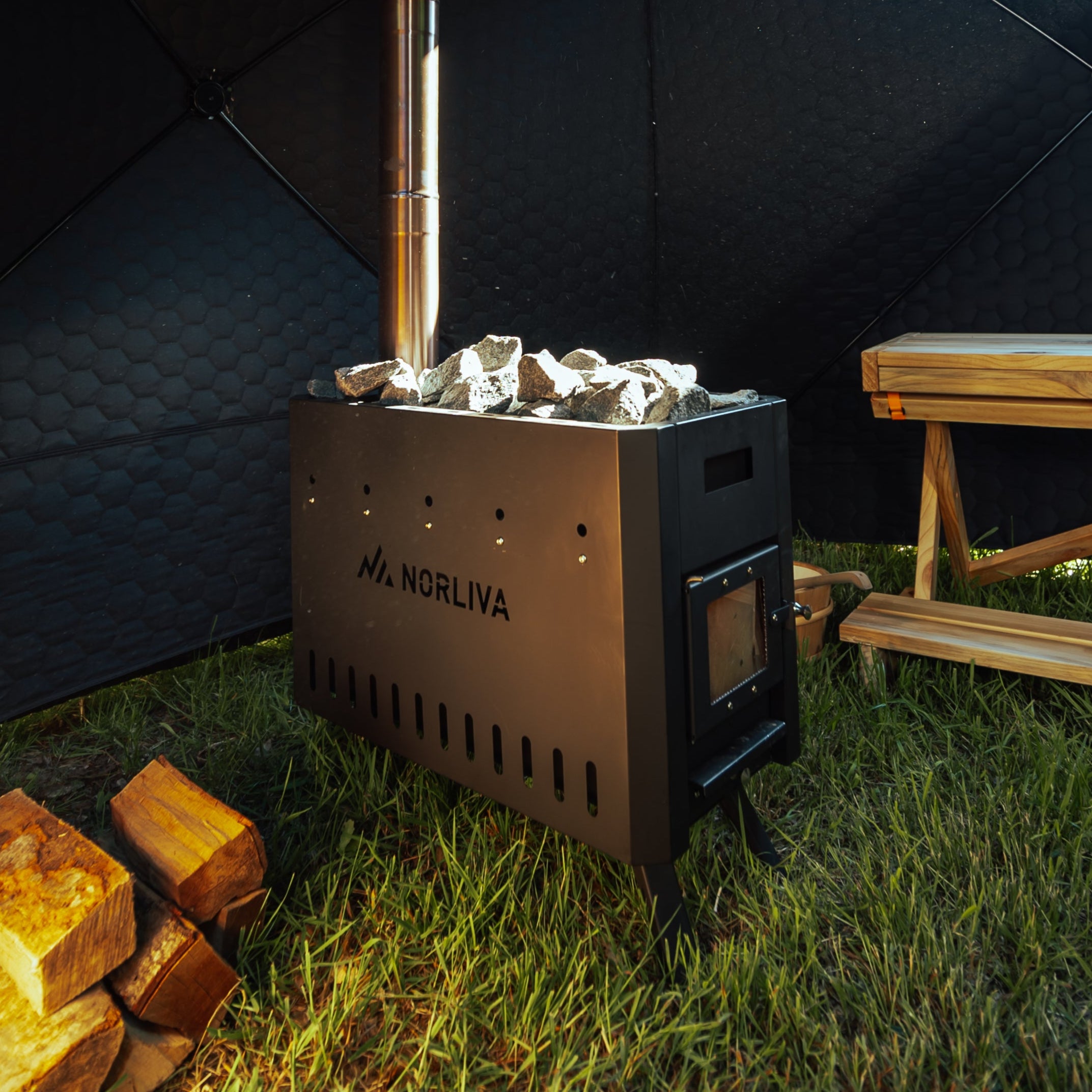 Sauna 2.0 pour le sauna gonflable Dalen/Fjorden