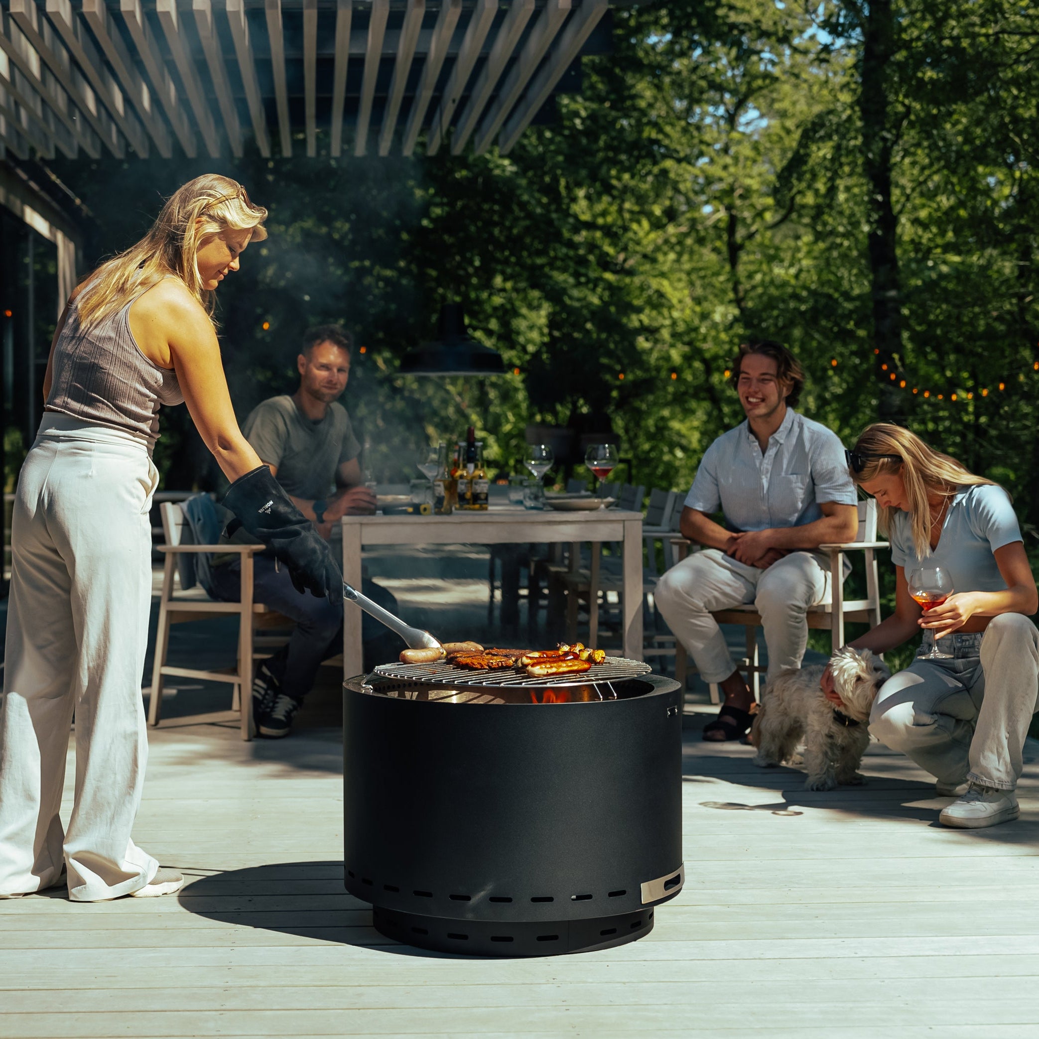 Set: Lunda + Deckel + Grillrost