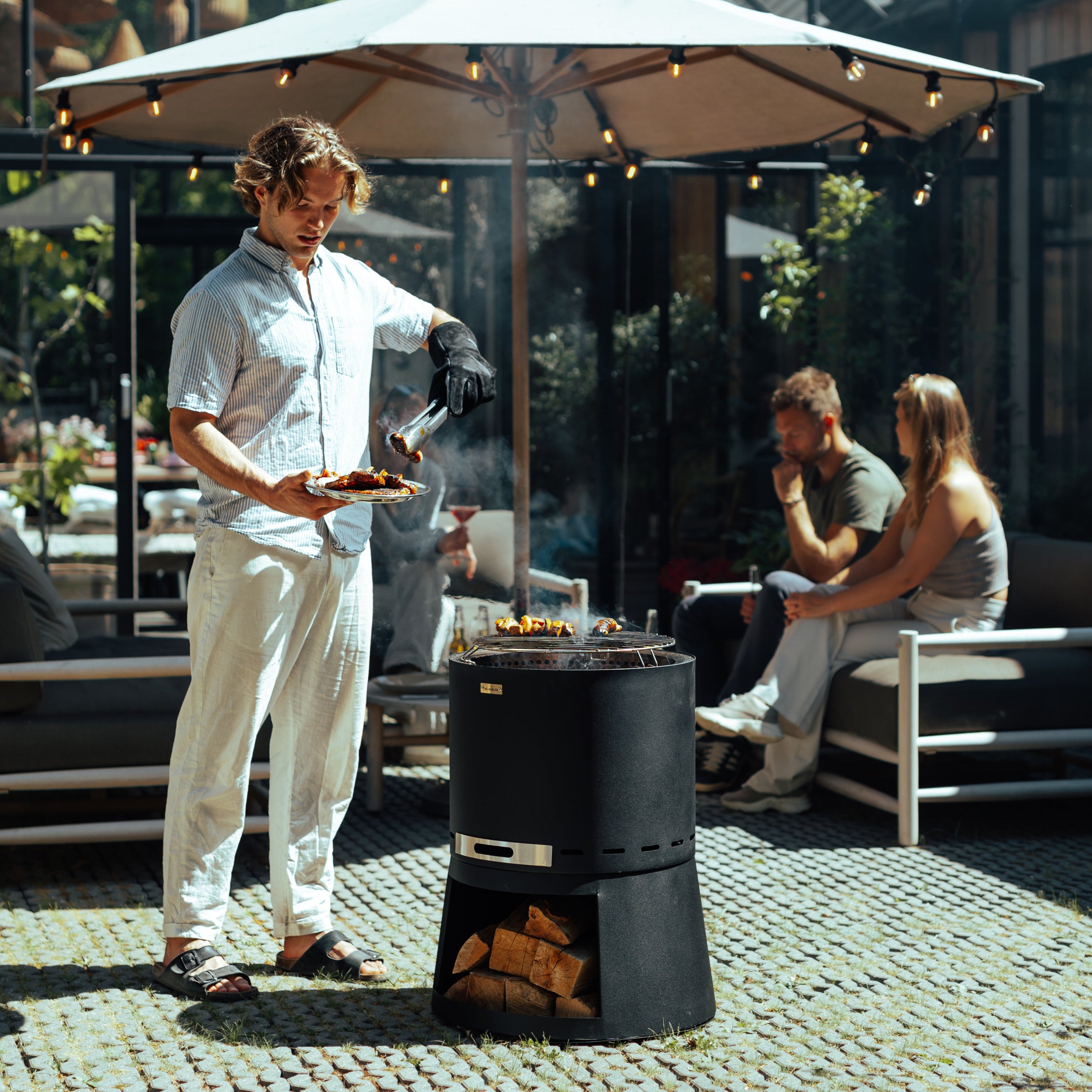 Brasero sans fumée Skara Pluss