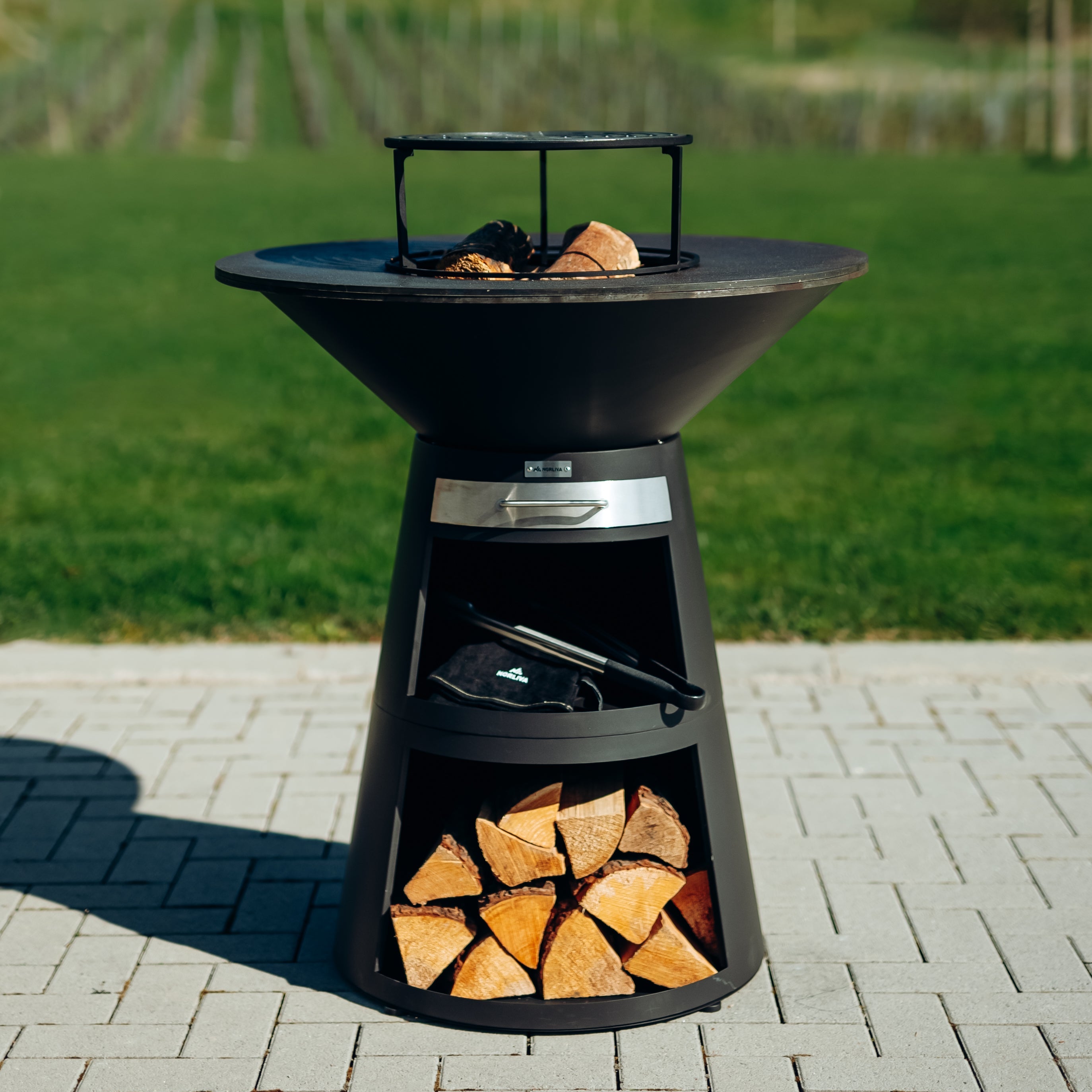 NORLIVA plancha barbecue, 80 cm
