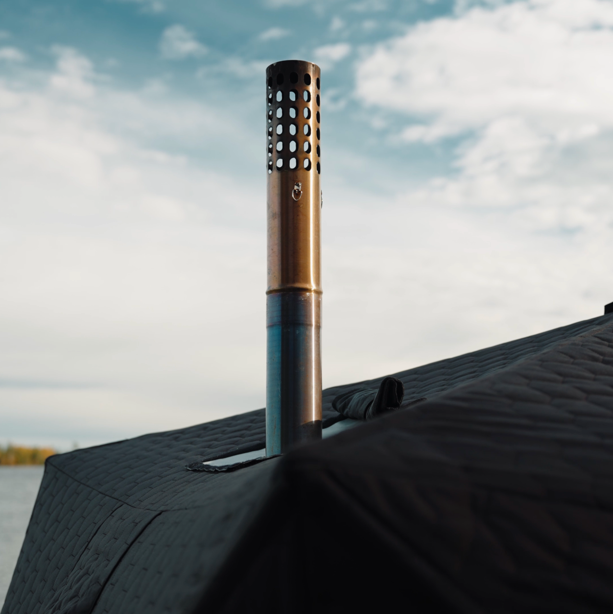 Ensemble : tente sauna Isen + poêle + accessoires sauna + bancs