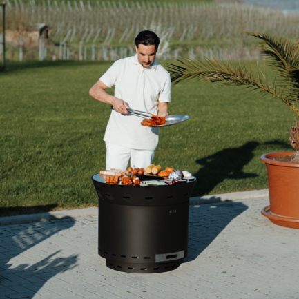 Set: Lunda + Feuerplatten-Grill