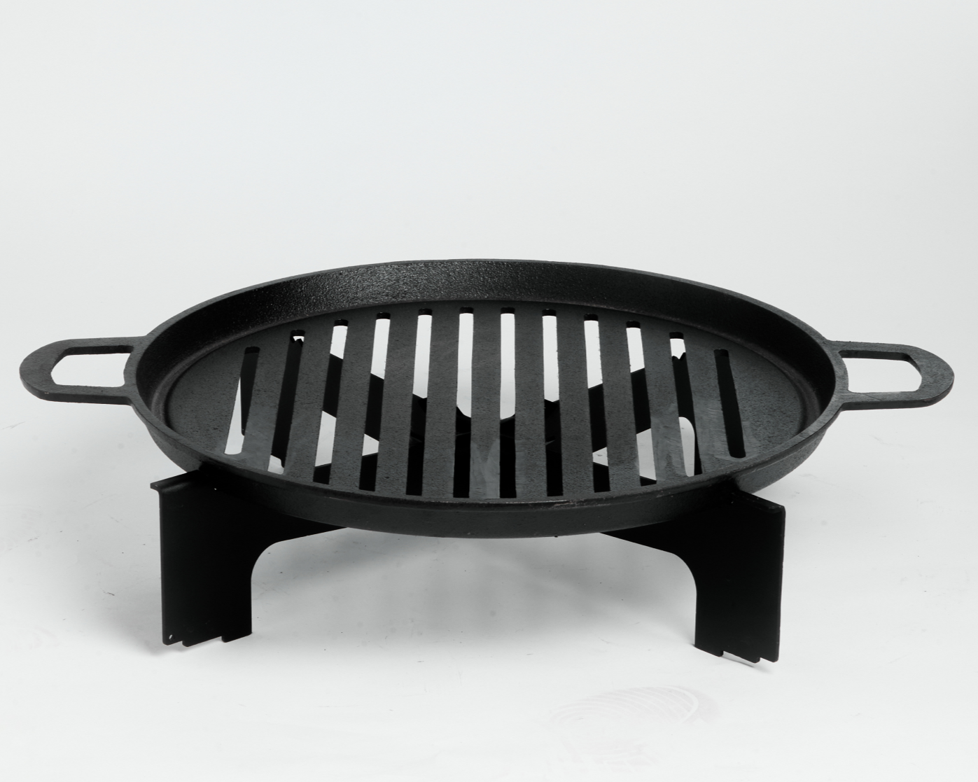Set: Skara Pluss + Deckel + Gußeisen-Grillrost