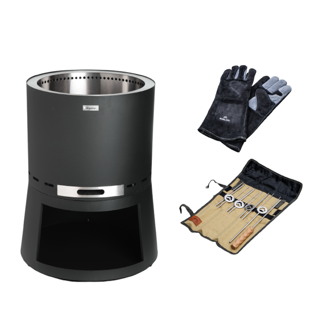 Set : Skara Pluss + Brochettes à griller + Gants