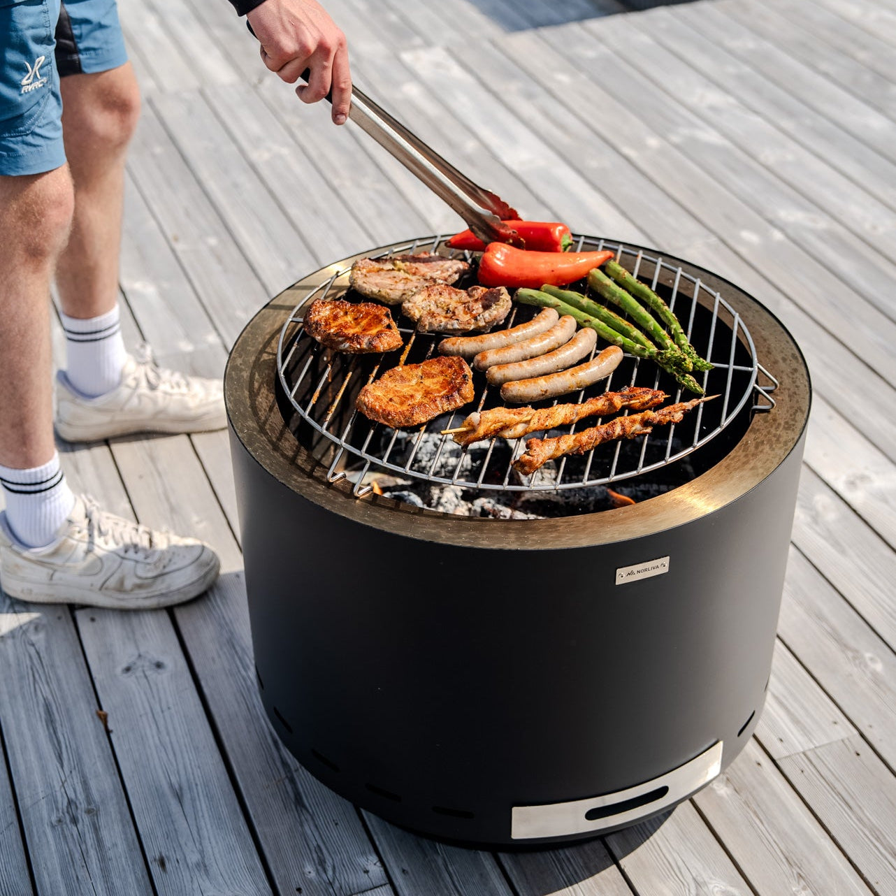 Set: Lunda + Deckel + Grillrost