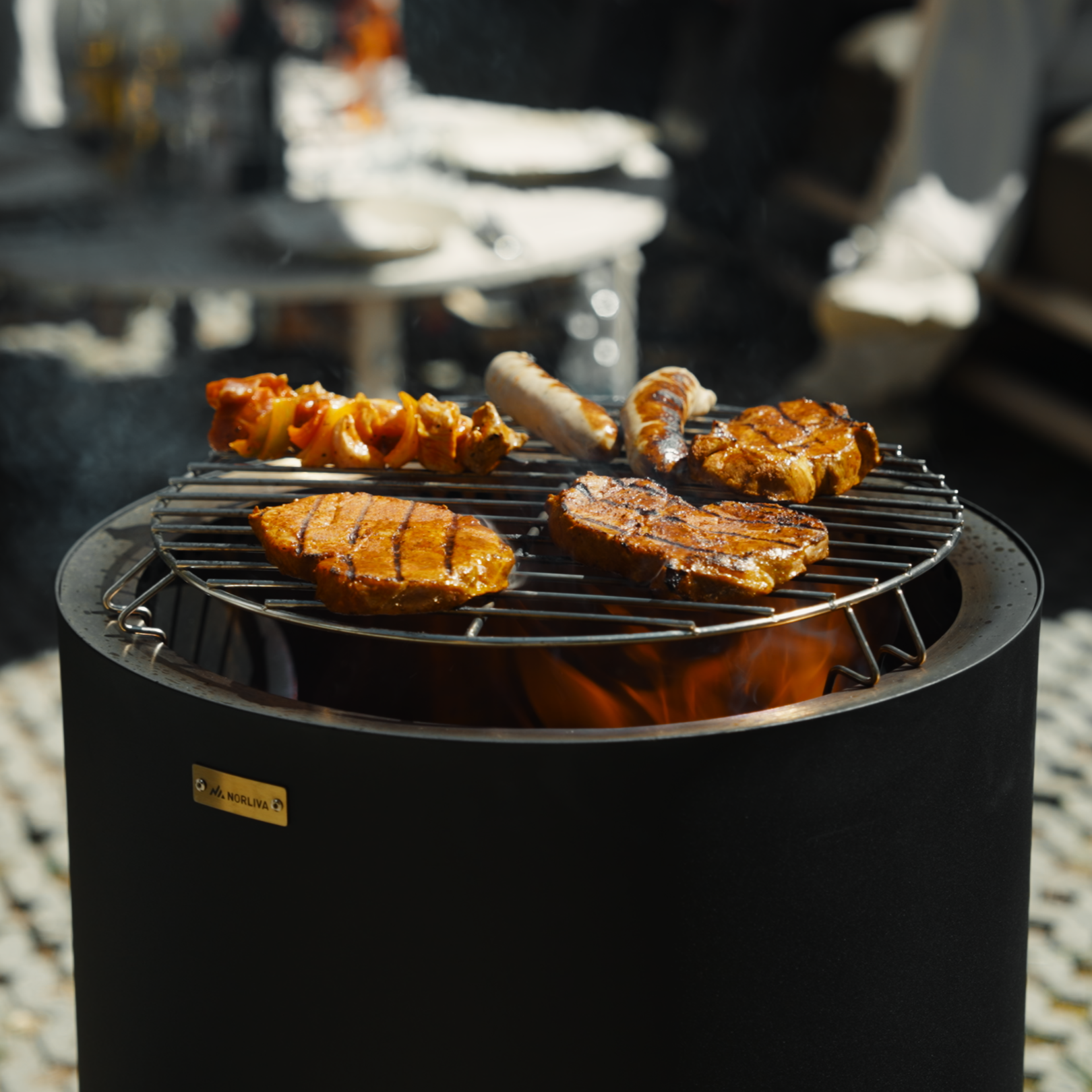 Set : Skara Pluss + couvercle + grille
