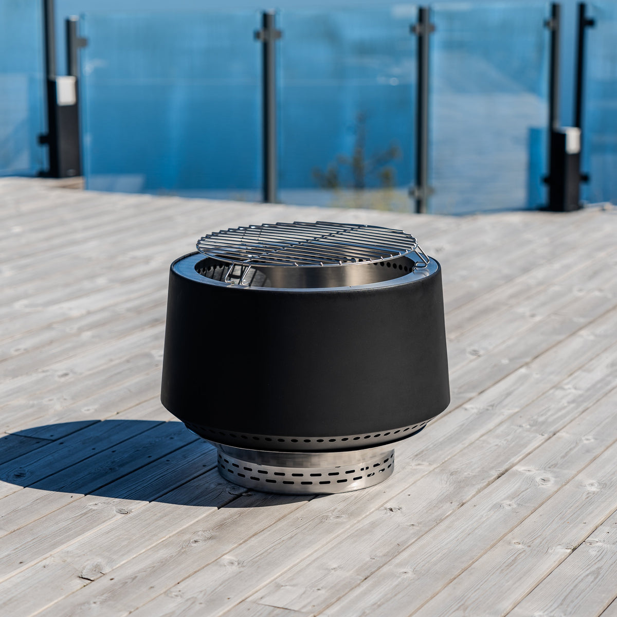 Set: Juna Pluss + Deckel + Grillrost