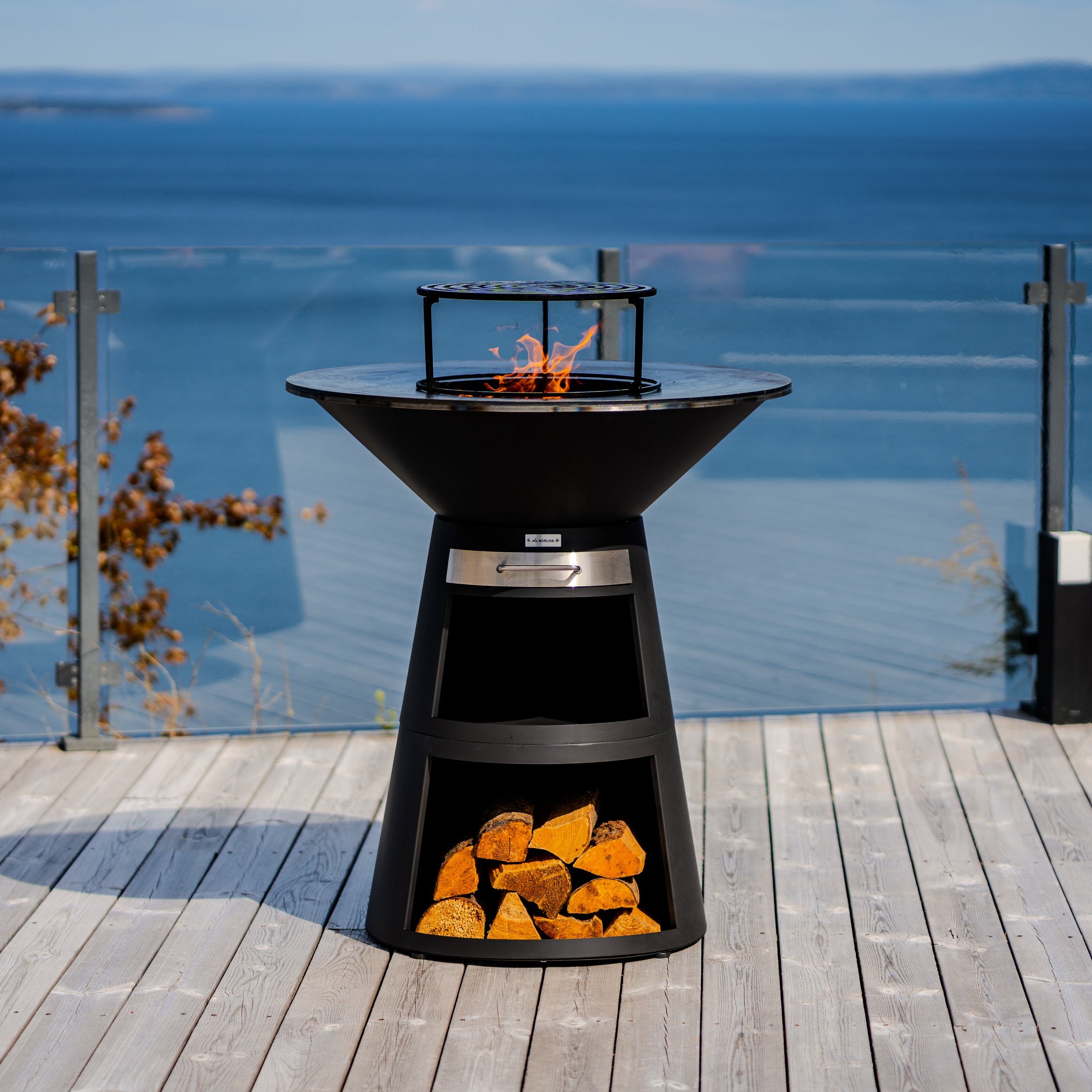 NORLIVA plancha barbecue, 80 cm