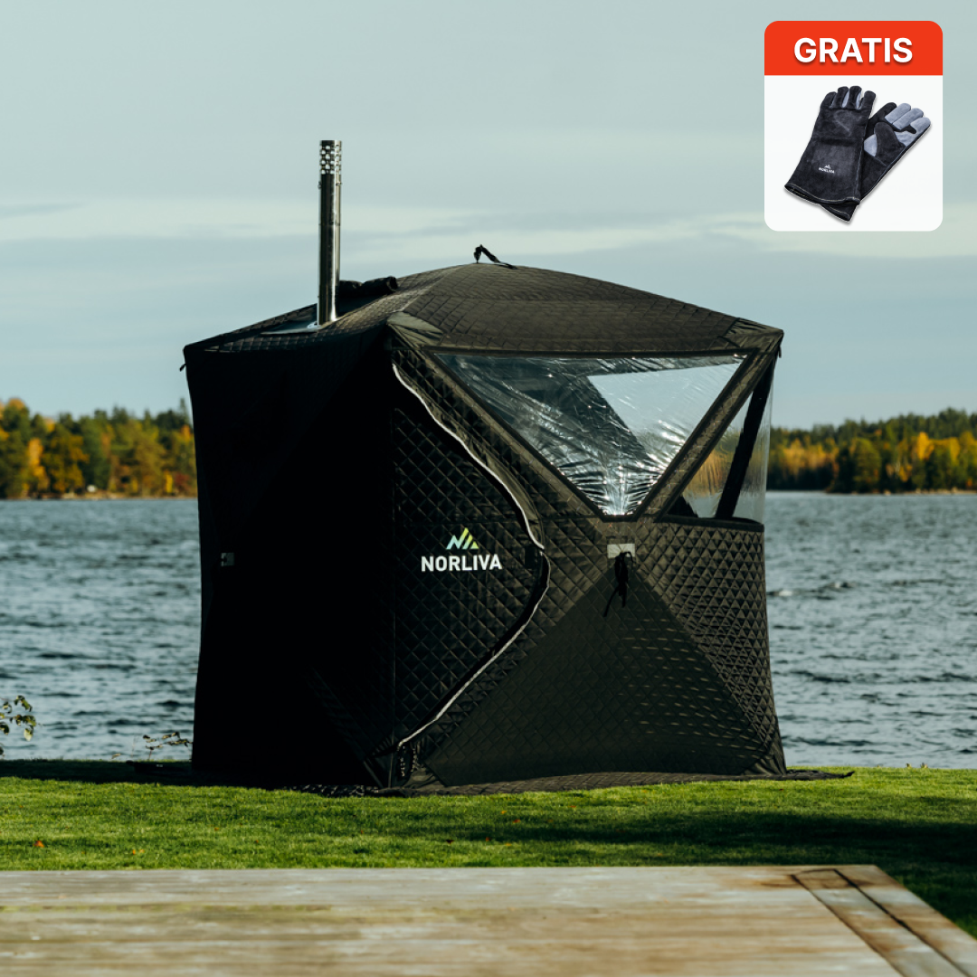 Mobiles Saunazelt Isen mit Saunaofen