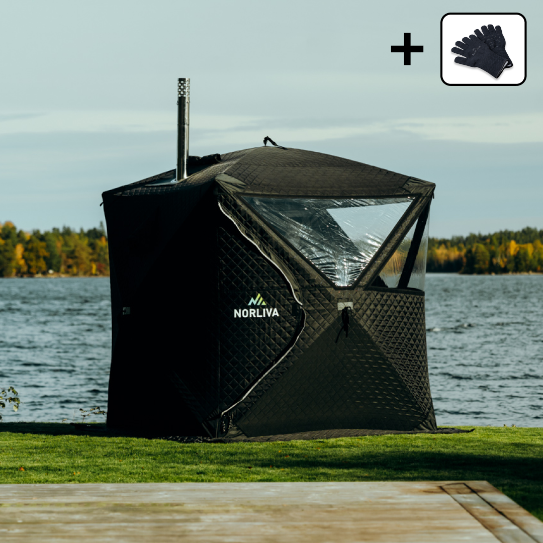 Mobiles Saunazelt Isen 2.0 mit Saunaofen