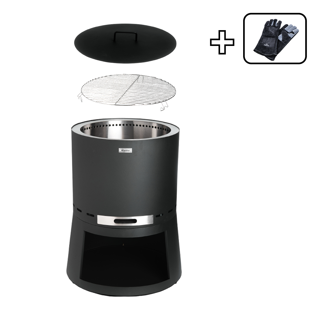Set : Skara Pluss + couvercle + grille