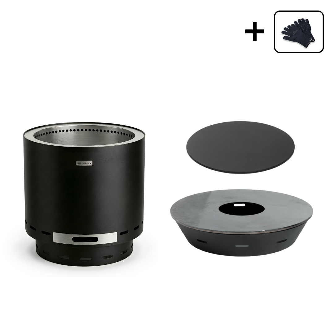 Set : Brasero Skara avec plaque plancha et couvercle