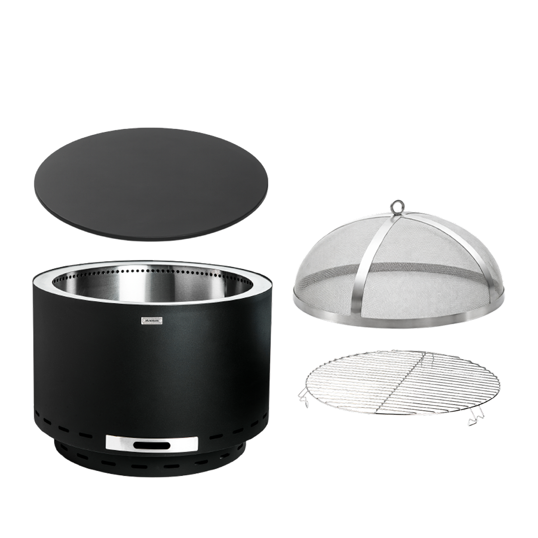 Set : Venna + Couvercle + Grille de cuisson + Protection contre les étincelles